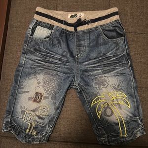 Desigual  tropical Jeans Shorts Boy 5/6 Mint